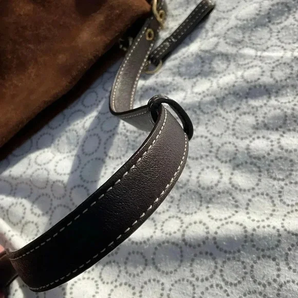 Vintage COACH Suede Hand Shoulder Bag MINTY! See Pics Ask Questions :)